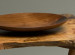 Burled Maple Coffee Table with Bowls